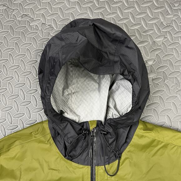 The North Face Alta Vista Rain Jacket Size Small Mens Forest Olive Tnf Black - Picture 3 of 16
